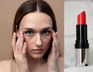 Cómo eliminar las ojeras con un labial rojo
