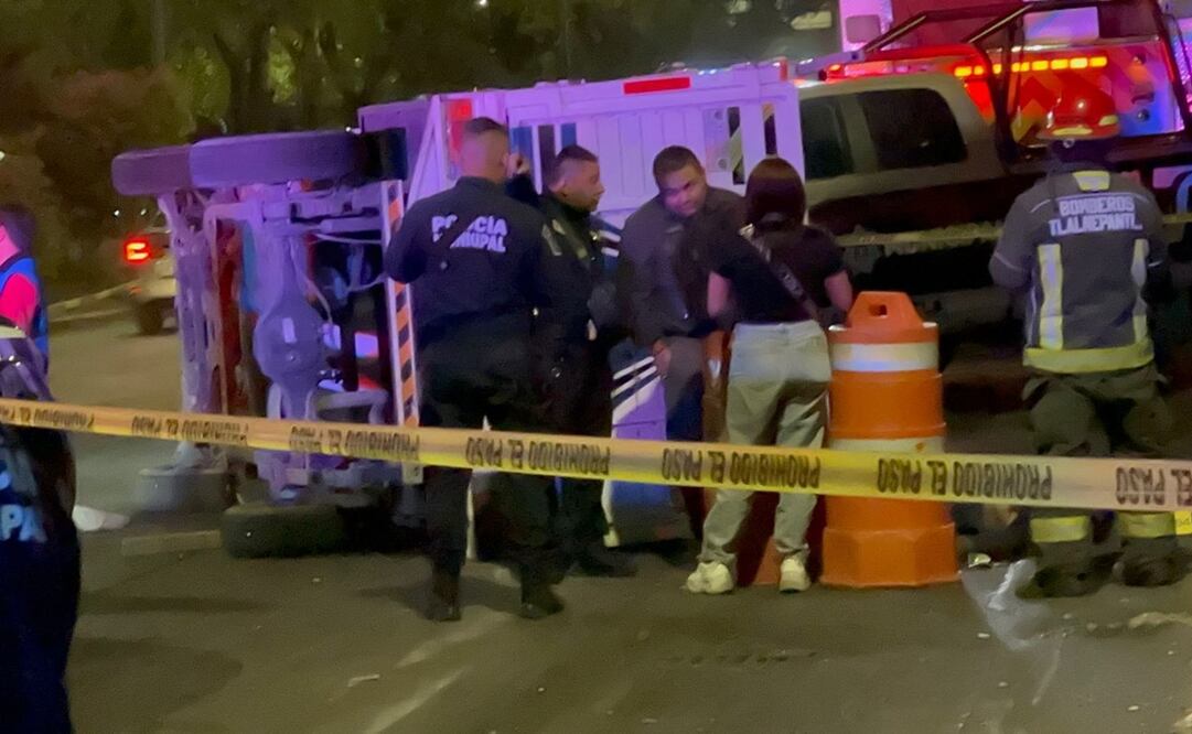 La zona fue acordonada para espera de los agentes de la FGJEM. Foto: Especial