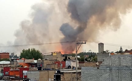 Reportan incendio en Tlalnepantla