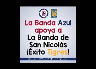 Cruz Azul envía "buena vibra" a los Tigres
