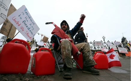 Declaran estado de emergencia en Ontario, Canadá, por protesta "ilegal" de camioneros