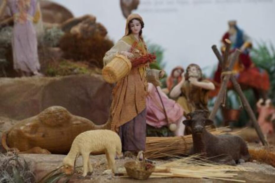 El único nacimiento navideño hecho de cera está en Oaxaca