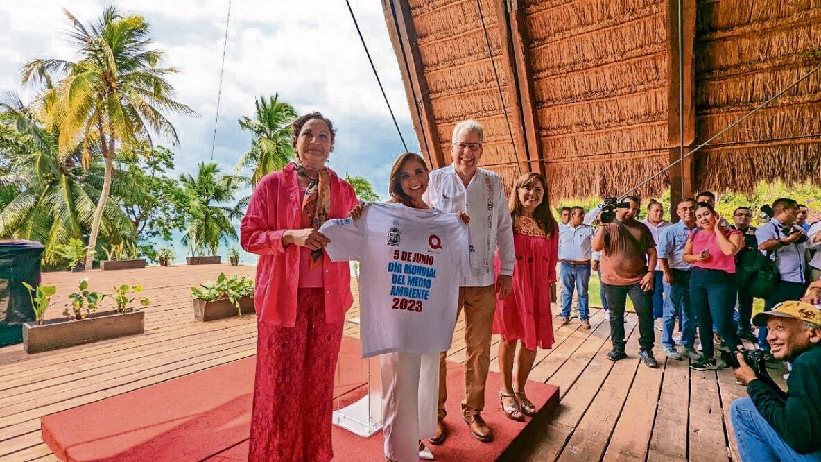 Representantes de la ONU, PNUMA y del gobierno de Quintana Roo conmemoraron el Día Mundial del Medio Ambiente, Foto: Víctor Gamboa / EL UNIVERSAL