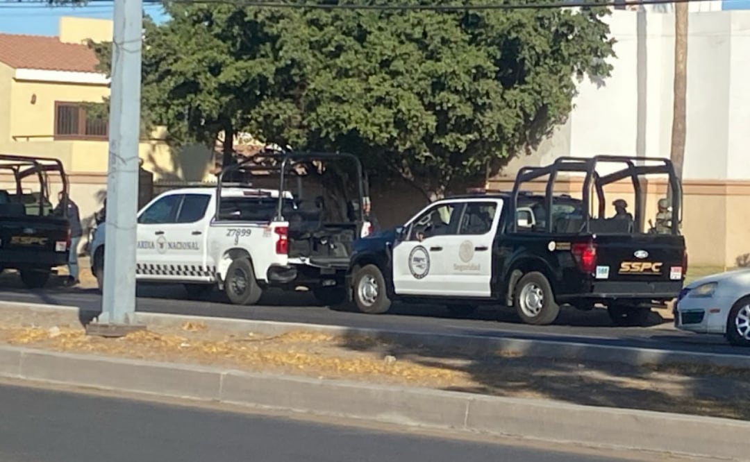 Autoridades federales arriban a fraccionamiento en Culiacán, Sinaloa por presencia de grupo armado (24/03/2025). Foto: Cortesía