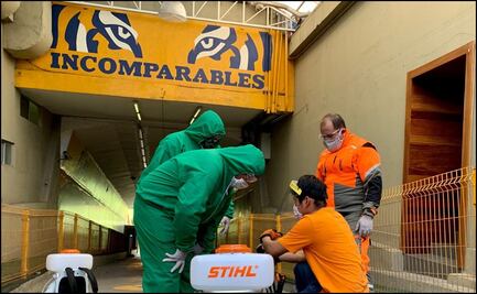 Tigres presume capacitación para su sanitizacion de su Estadio