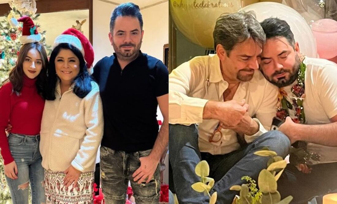 En la imagen se aprecia a Paola Dalay, pareja de José Eduardo Derbez: padres de Tessa, además de los actores Victoria Ruffo y Eugenio Derbez. Foto: Instagram oficial.