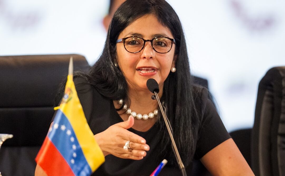 Delcy Rodríguez, vicepresidenta de Venezuela. Foto: EFE