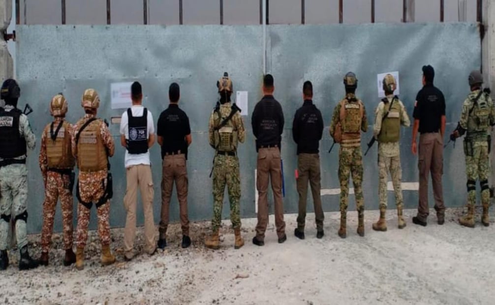 Un inmueble tipo industrial en la ciudad de Matamoros, Tamaulipas, fue asegurado. Foto: Especial