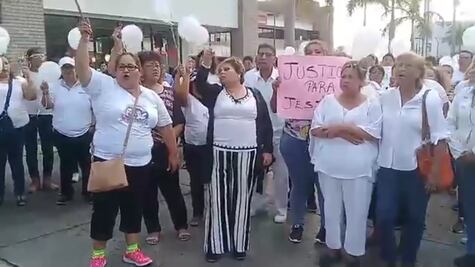 Protestan en Tampico por asesinato de Jessica y su bebé
