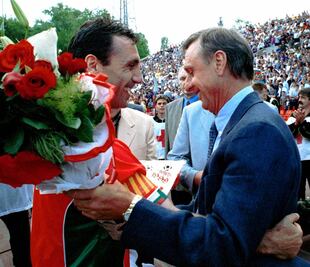 Stoichkov: "No hay palabras para describir a Cruyff"