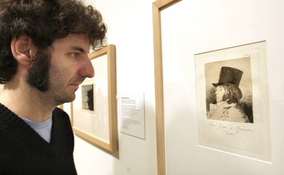 Grabado perteneciente a "Los Caprichos" de Goya. FOTO: Archivo.