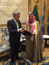 Mancera se reúne con el Emir de Kuwait