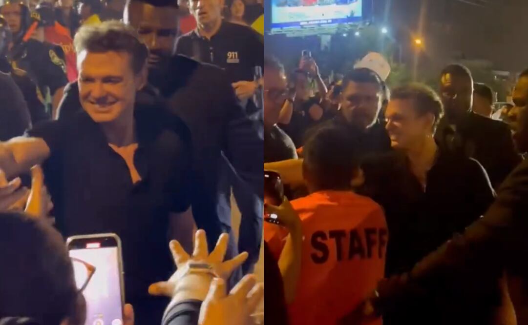 El cantante se tomó fotos y dedicó saludos a sus fans peruanos. Foto: Captura de pantalla