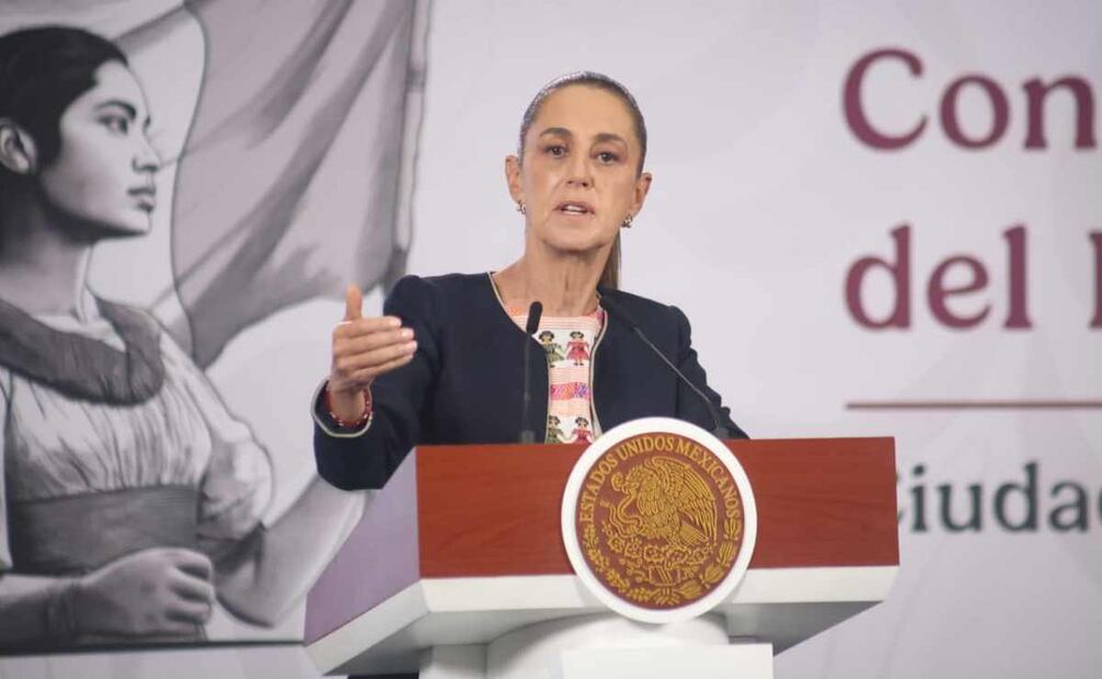 La Mandataria federal recalcó que en 2026 se va a fortalecer la inversión pública con inversión mixta, para la infraestructura en nuestro país. Foto: Luis Camacho / EL UNIVERSAL