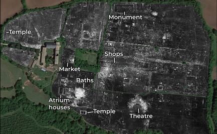 Un radar revela una antigua ciudad romana