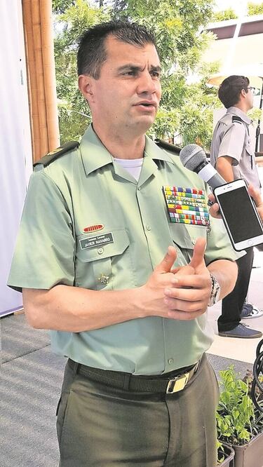 El teniente coronel Javier Navarro Ortiz participó en el VI Congreso Internacional de la Lucha Contra el Secuestro y la Extorsión (ARCHIVO. EL UNIVERSAL)