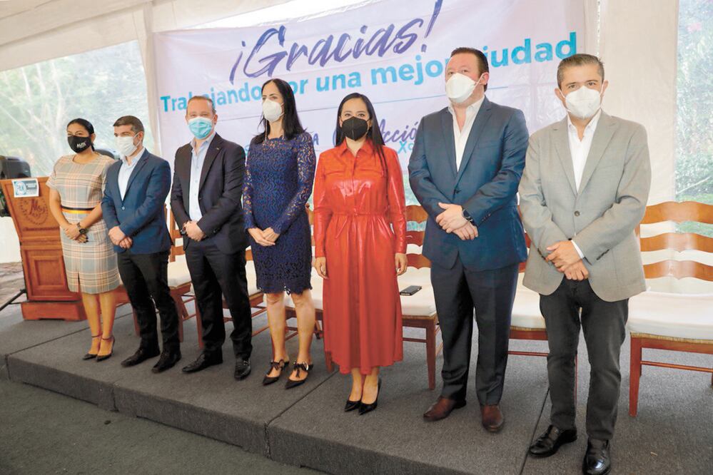 Siete de los nueve alcaldes electos de UNACDMX definieron con empresarios algunas de las estrategias para contrarrestar el impacto que tiene la pandemia en la economía y el empleo. Foto: ESPECIAL