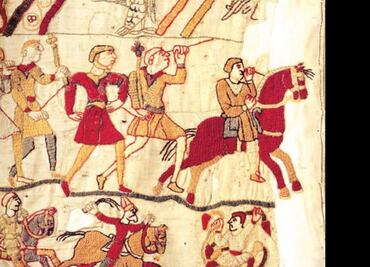 El tapiz Bayeux que tiene bordados 93 penes