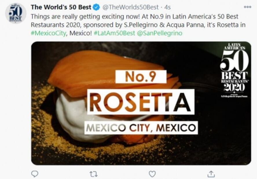 Estos son los restaurantes mexicanos con un lugar en los Latin America’s 50 Best Restaurants 2020