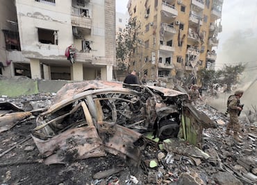 Israel bombardea a las afueras de Beirut; es la primera vez en cuatro meses de alto el fuego