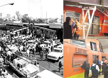 Tres accidentes han paralizado al Metro