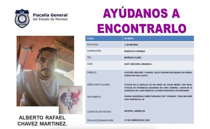 Familiares exigen a Fiscalía de Morelos buscar a médico desaparecido desde el 17 de febrero