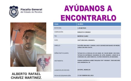 Familiares exigen a Fiscalía de Morelos buscar a médico desaparecido desde el 17 de febrero