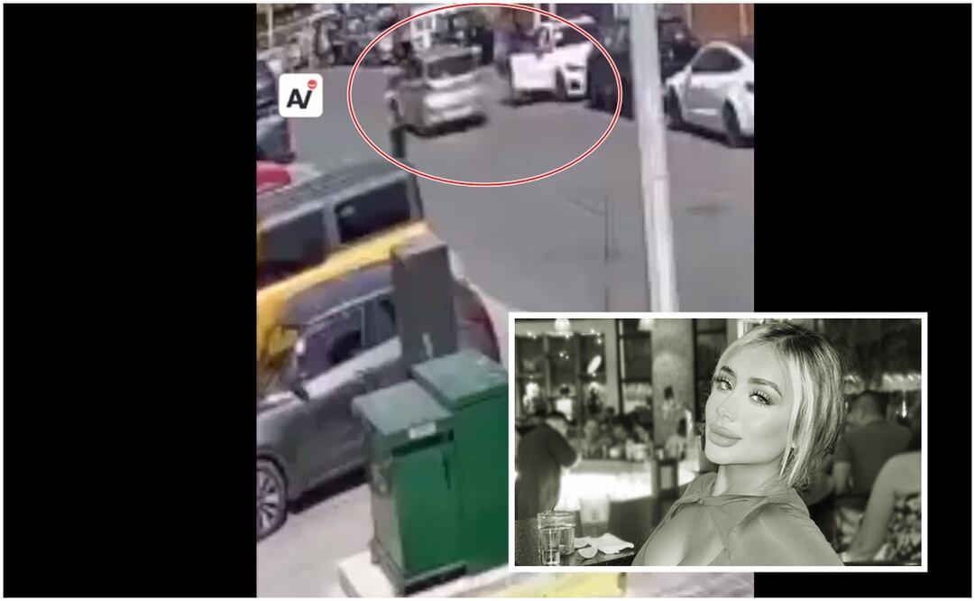 Captan momento del ataque contra la influencer Vielka Pulido y un hombre quien la acompañaba / Foto: Captura de pantalla