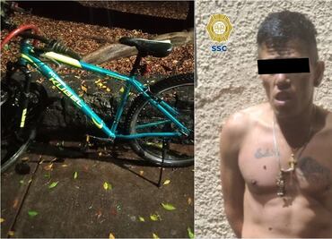 Elementos de la SSC detienen a ladrón de bicicleta en alcaldía Benito Juárez