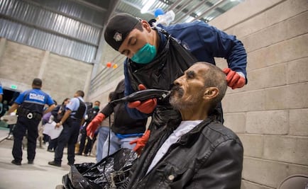 Indigentes reciben "cambio de look" en Tijuana