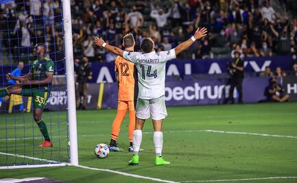 Chicharito Hernández anota en el triunfo del LA Galaxy ante Timbers