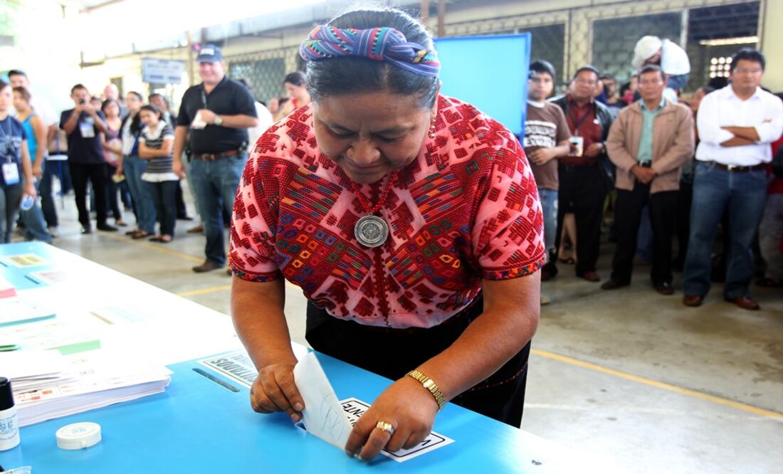 La también cadidata presidencial emitió su voto el día de hoy. (Foto: SRT)