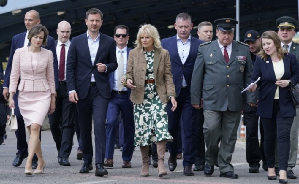Jill Biden, primera dama de Estados Unidos, visita por sorpresa Ucrania