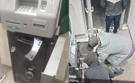 Sujetos intentan robar cajero automático en Melchor Ocampo, Edomex