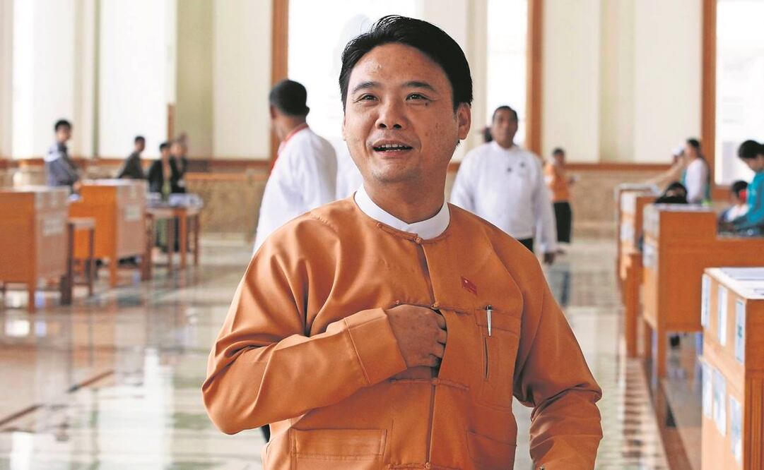 Phyo Zayar perteneció a la Liga Nacional para la De- mocracia, partido de la exdirigente Aung San Suu. Foto: EFE