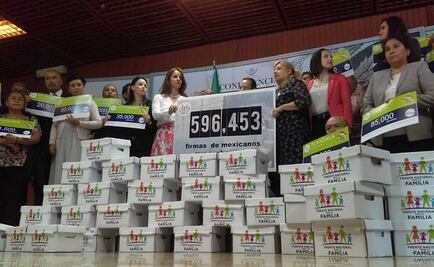 Entregan más de medio millón de firmas contra bodas gay