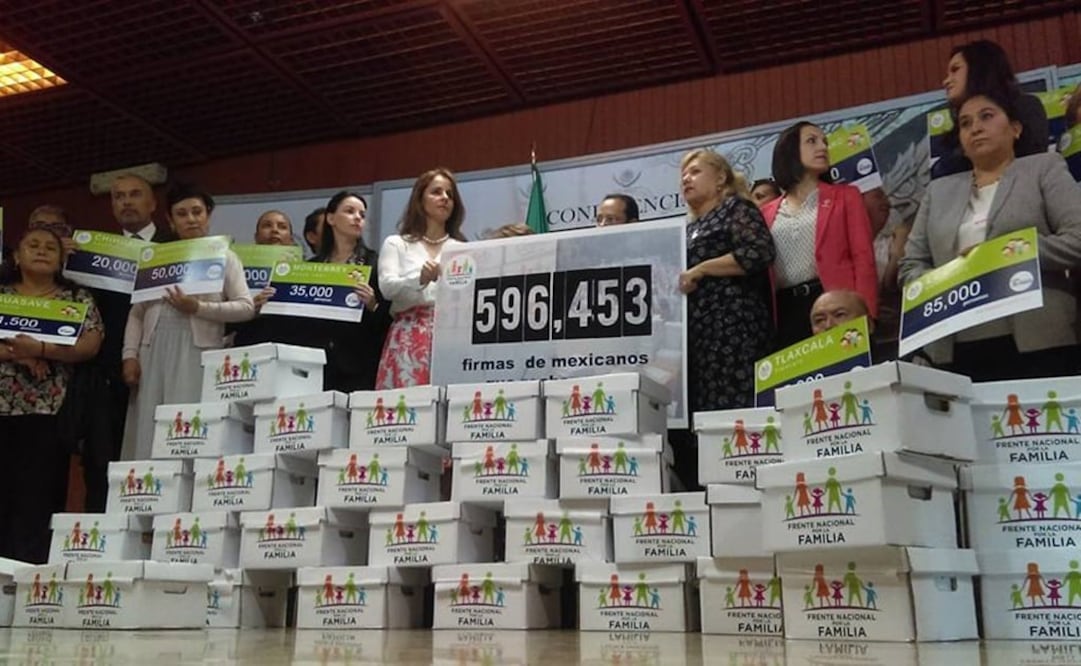 Foto: tomada del Facebook del Frente Nacional x la Familia