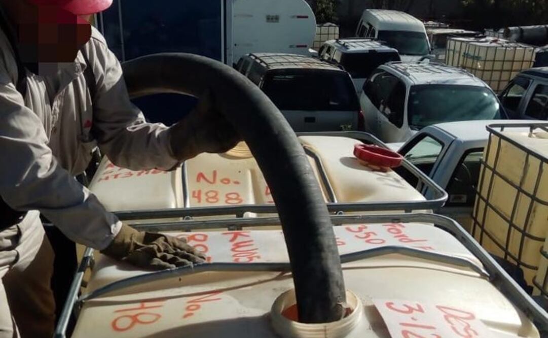 100 mil litros de combustible. Foto: Especial