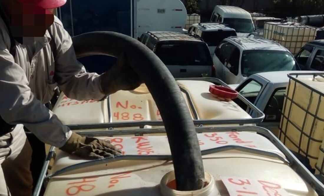 100 mil litros de combustible. Foto: Especial