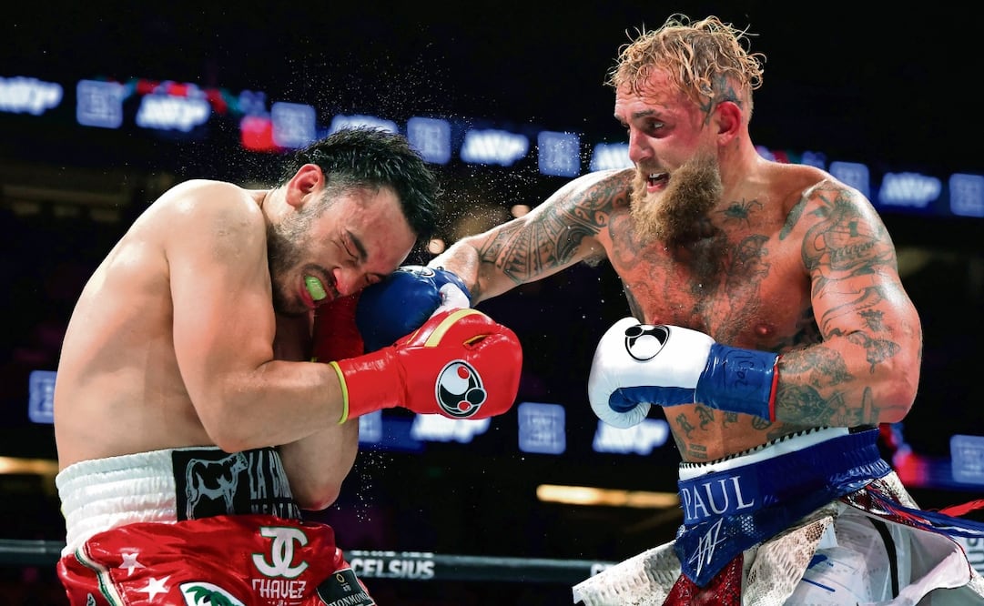 Julio César Chávez Jr. durante su última pelea ante Jake Paul | FOTO: AFP