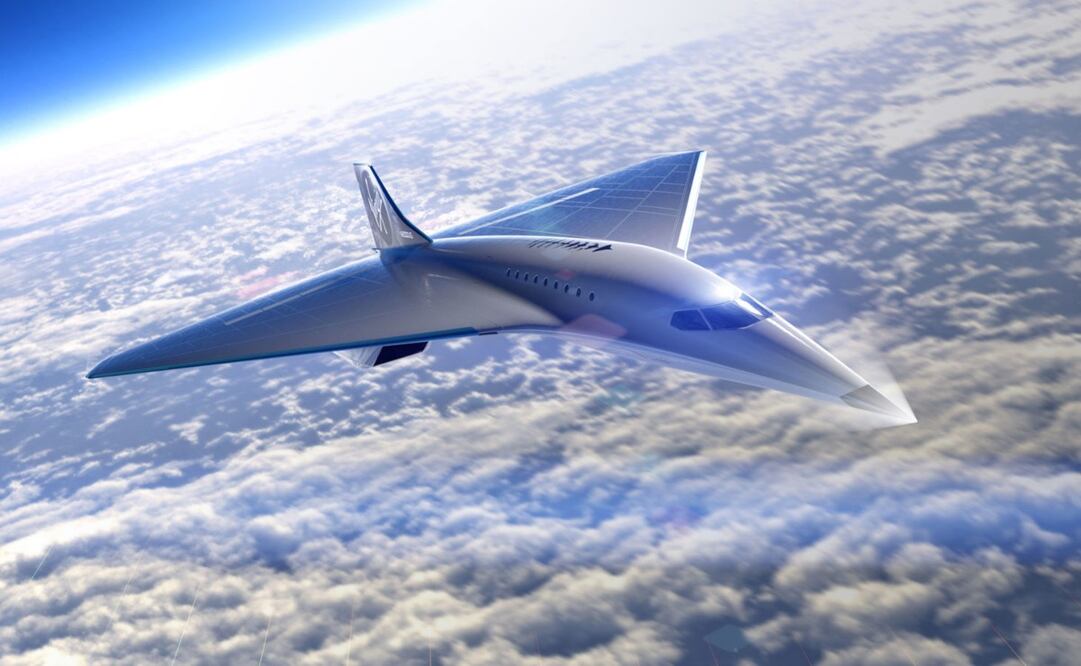 Avión Supersónico Mach 3. Foto: Virgin Galactic
