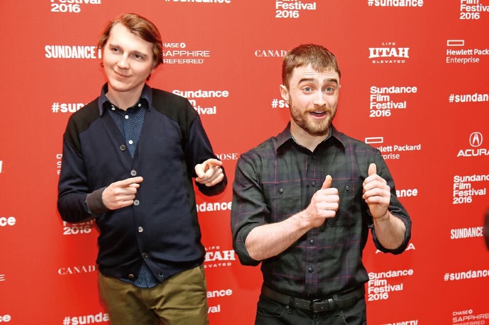 Radcliffe y Dano acudieron a Sundance (DANNY MOLOSHOK. AP)