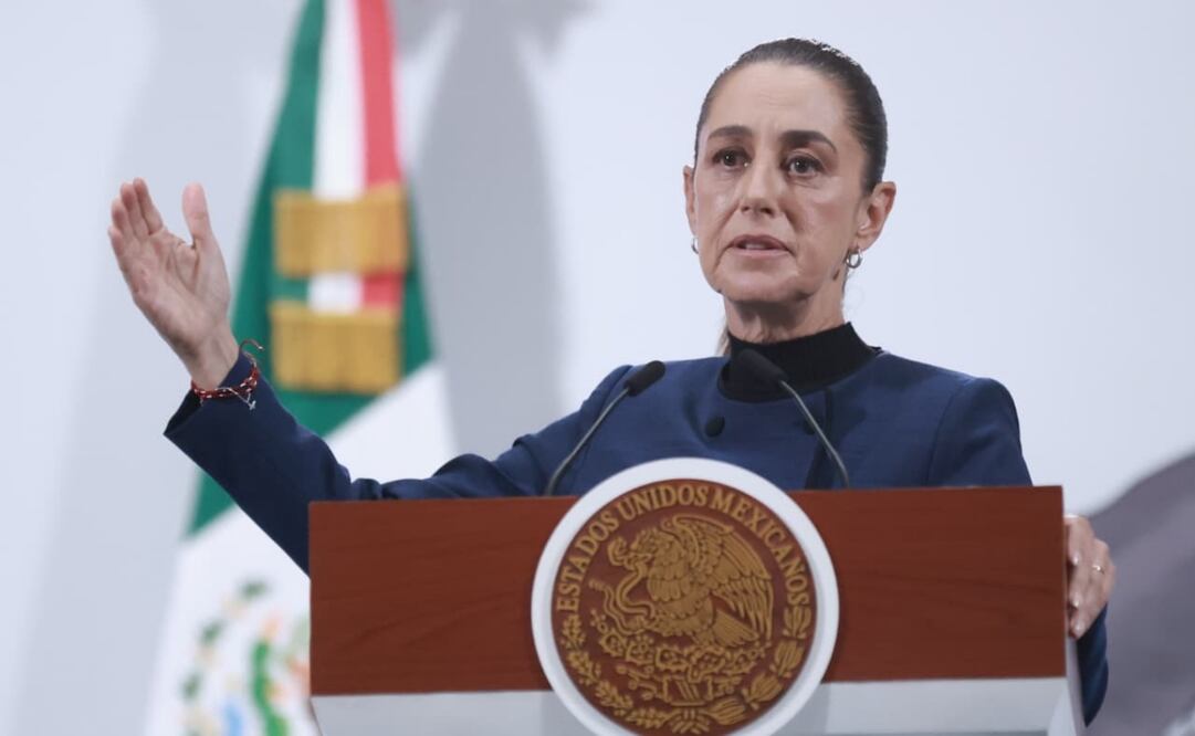Ciudad de México 23 septiembre 2025 Conferencia del pueblo encabezada por la presidenta Claudia Sheinbaum Pardo en el salón de tesorería de Palacio Nacional. Foto: Fernanda Rojas / EL UNIVERSAL