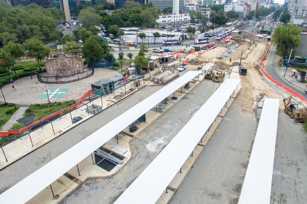 La Fuente de Belén, que data de 1755, ha frenado el inicio de las obras, pues el proyecto plantea removerla, pero el INAH no ha dado su autorización (GERMÁN GARCÍA. EL UNIVERSAL)