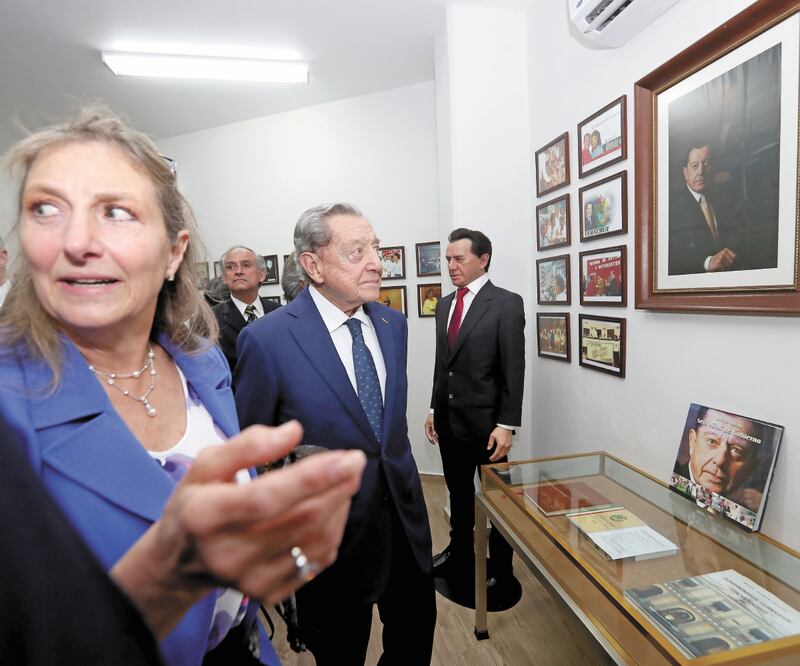 El exgobernador de Veracruz y empresario Miguel Alemán Velasco indicó que “para que todos estemos de acuerdo o tengamos muy claras nuestras posiciones” es necesario un proyecto a largo plazo. VALENTE ROSAS. EL UNIVERSAL