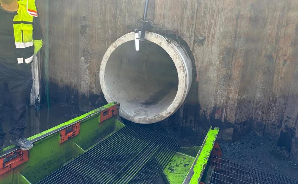 La Conagua lleva a cabo diversas obras que se prevé concluyan en el 2028, para beneficiar a más de 6.4 millones de habitantes de 10 municipios del Estado de México.
Foto: Especial.