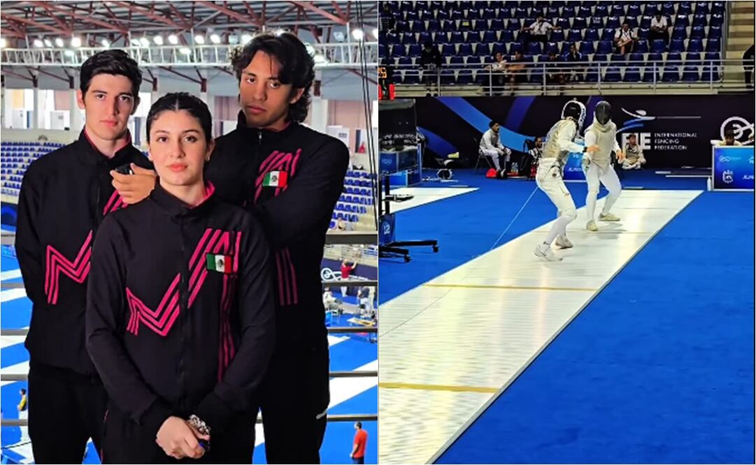 Esgrimistas mexicanos alzan la voz y exigen su lugar en Asunción 2025. FOTOS: Captura de video