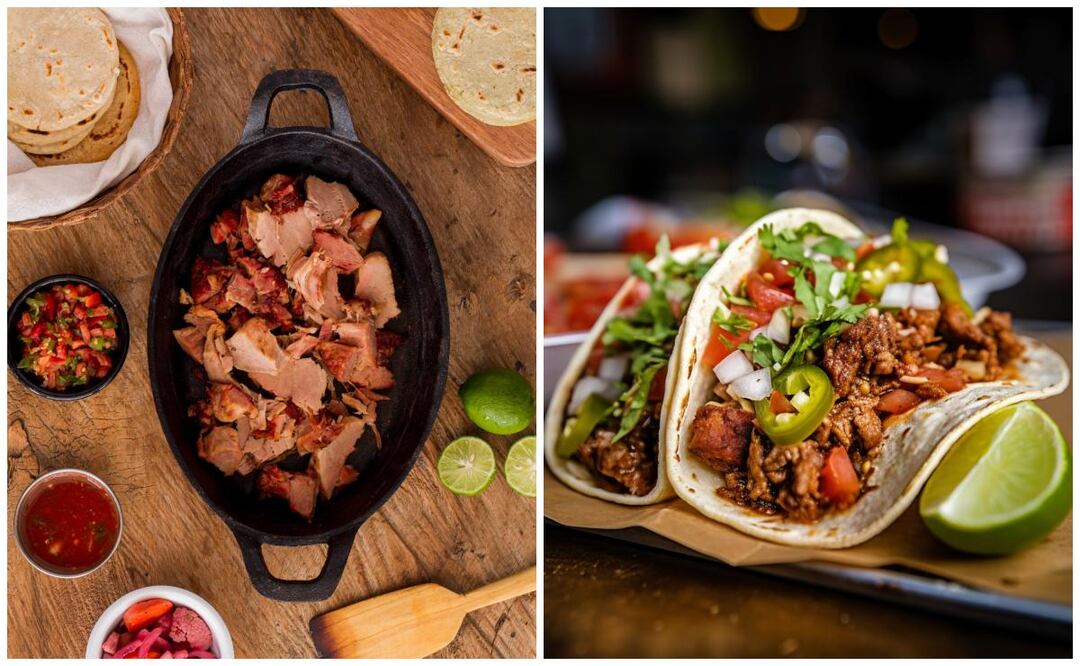 Conoce los mejores lugares para comer tacos de carnitas en la CDMX. Foto: Freepik