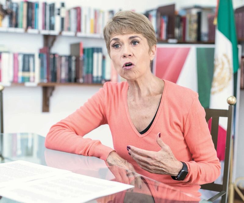 Beatriz Pagés Rebollar define el momento como la primera gran convocatoria de unidad nacional contra la mediocridad. Foto: ARCHIVO EL UNIVERSAL