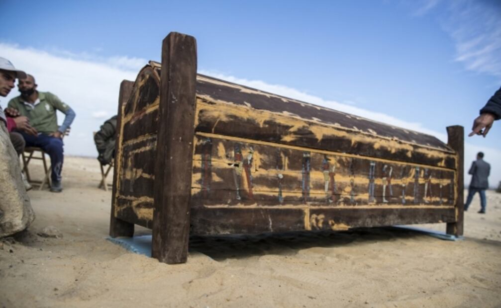 Egipto desvela "tesoros" de 3 mil años del sitio arqueológico de Saqqara